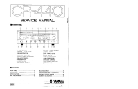 Yamaha CR-440 - Service Manual